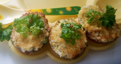 Przepis na Jajka faszerowane -czosnkowe Jajka faszerowane -czosnkowe