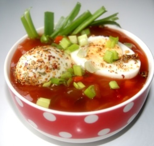 Jajka w sosie słodko-kwaśnym