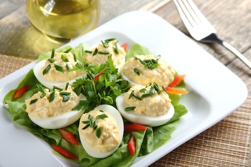 Jajka w sosie tatarskim 