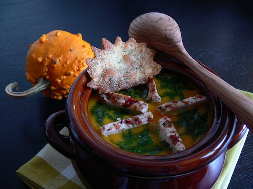 Jesienny krem z dyni i ziemniaka