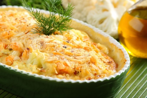 Przepis na Kalafior w sosie śmietanowo-serowym Kalafior w sosie śmietanowo-serowym