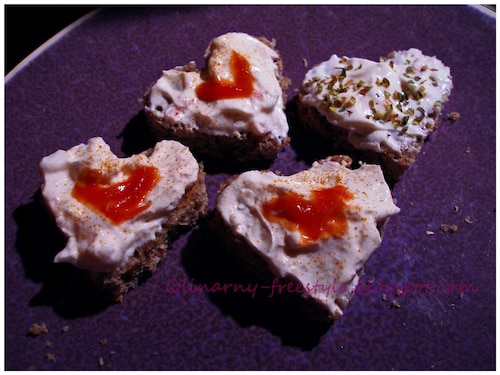 Przepis na Kanapeczki Walentynkowe Kanapeczki Walentynkowe