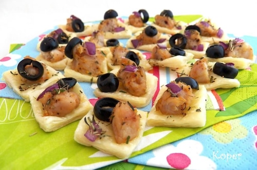 Kanapeczki z kurczakiem