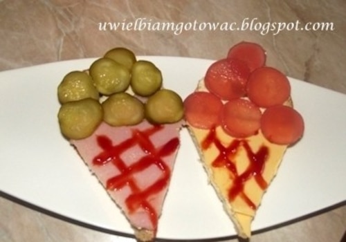 Przepis na Kanapkowe lody Kanapkowe lody