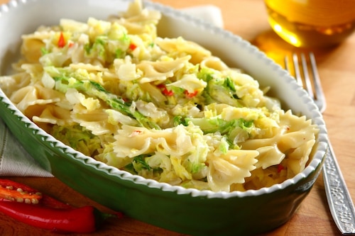 Kapusta włoska na ostro