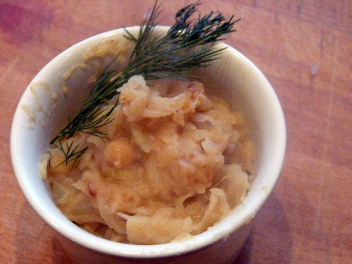 Przepis na Kapusta z grochem Kapusta z grochem