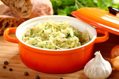 Kapusta zasmażana z koperkiem