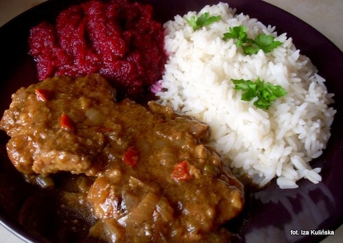 Karczek duszony na ostro