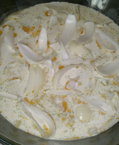 Przepis na Karkówka w sosie cebulowym Karkówka w sosie cebulowym