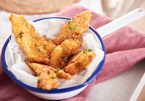 Kąski kurczaka w aromatycznej panierce