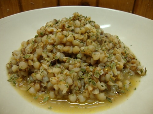 Kasza gryczana w sosie grzybowym 