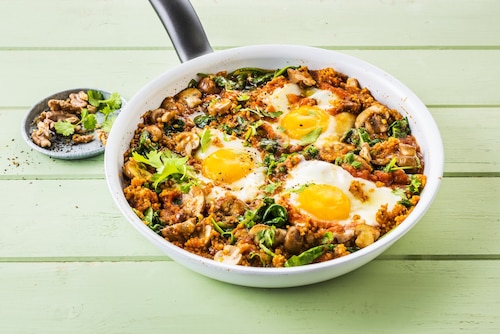 Przepis na Kasza z grzybami i orzechami Kasza z grzybami i orzechami