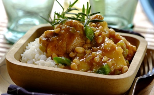 Przepis na Kurczak z fasolką szparagową Kurczak z fasolką szparagową