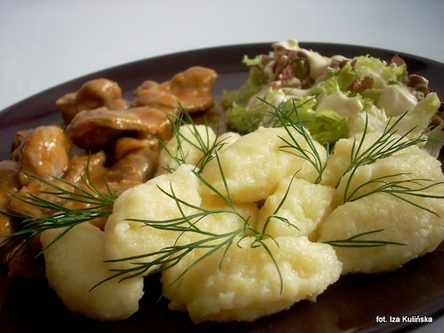 Kluseczki kładzione ziemniaczane 