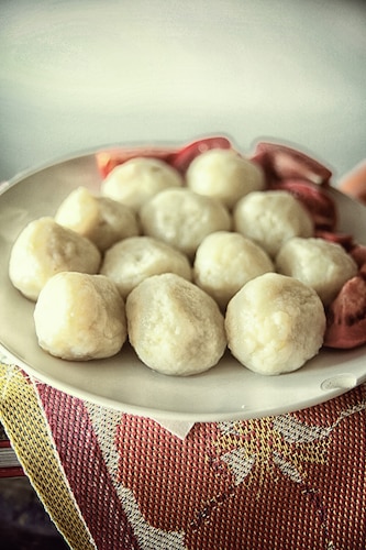 Kluski ziemniaczane na ostro