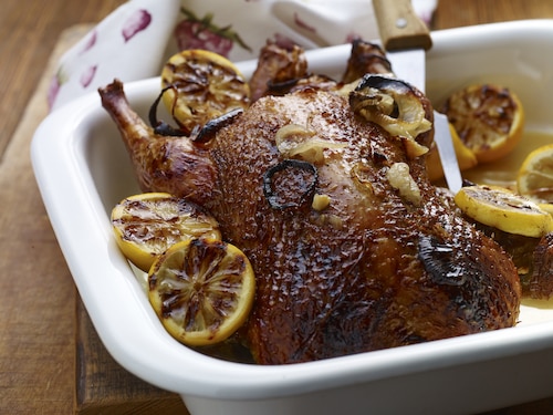 Pieczona kaczka z cytrynowym aromatem