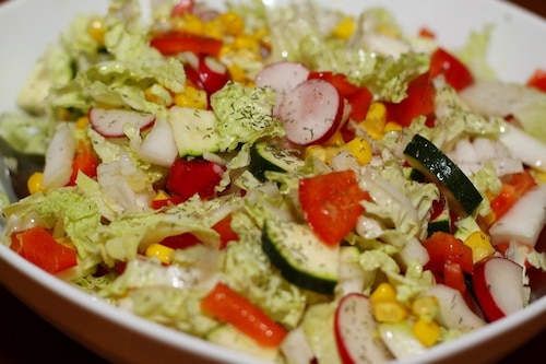 Kolorowa surówka zimowa