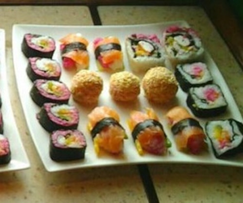 Kolorowe sushi