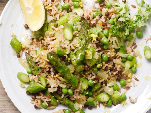 Przepis na Ryż ze szparagami Ryż ze szparagami