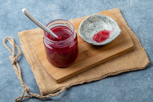 Przepis na Konfitura z płatków róży z gruszką i wanilią Konfitura z płatków róży z gruszką i wanilią