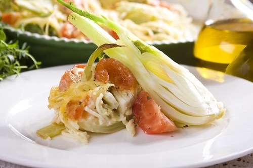 Zapiekany koper włoski