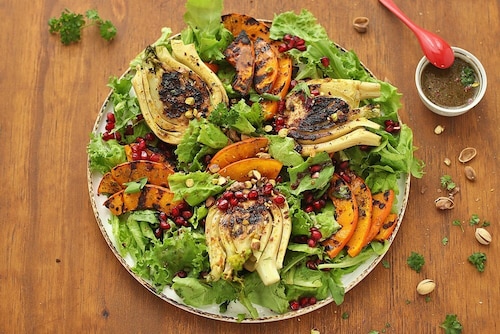 Koper z dynią z grilla