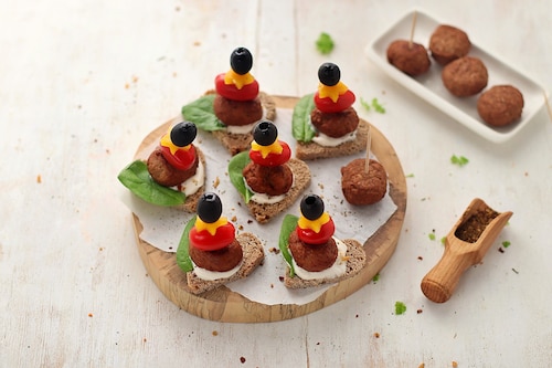 Przepis na Karnawałowe koreczki vege Karnawałowe koreczki vege