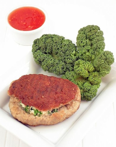 Przepis na Kotleciki z fetą i jarmużem Kotleciki z fetą i jarmużem