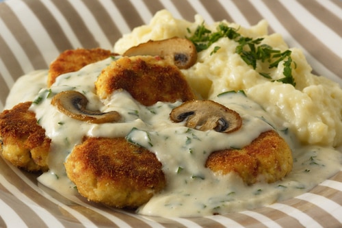Przepis na Kotleciki z jajek a la carbonara Kotleciki z jajek a la carbonara