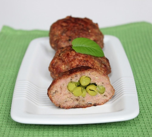 Przepis na Kotlety mielone z groszkiem Kotlety mielone z groszkiem