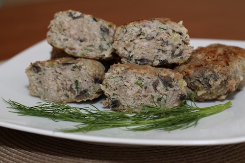 Przepis na Kotlety mielone z pieczarkami Kotlety mielone z pieczarkami