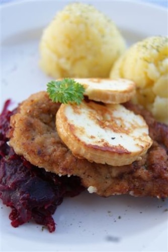 Przepis na Kotlety z oscypkiem w cieście naleśnikowym Kotlety z oscypkiem w cieście naleśnikowym