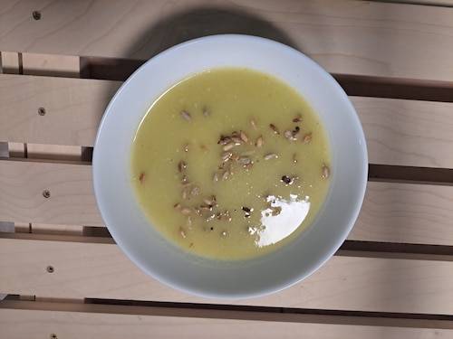 Przepis na Zupa krem z cukinii i pora Zupa krem z cukinii i pora