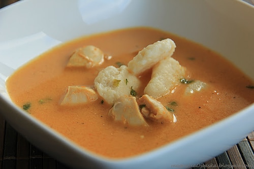 Krem z pieczonej papryki