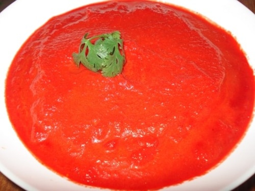 Krem z pieczonych buraków, dyni i marchwi