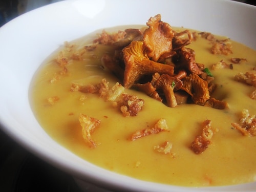 Kremowa kartoflanka z kurkami