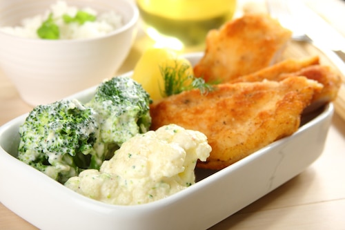 Przepis na Kremowe brokuły z kalafiorem - VIDEO Kremowe brokuły z kalafiorem - VIDEO