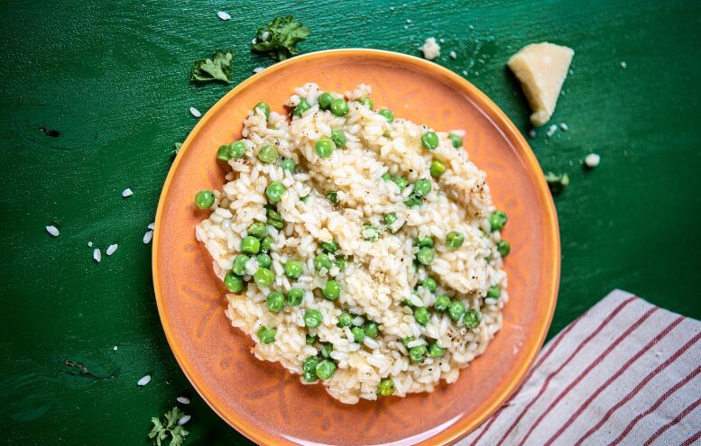 Przepis na Kremowe risotto z groszkiem Kremowe risotto z groszkiem