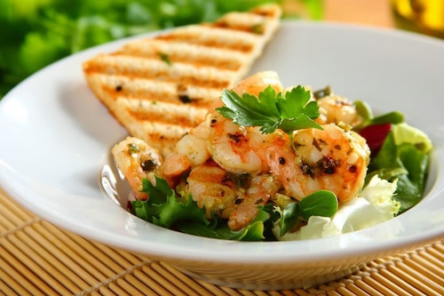 Przepis na Krewetki grillowane na pergaminie  Krewetki grillowane na pergaminie