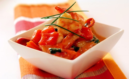 Przepis na Krewetki w czerwonym curry Krewetki w czerwonym curry