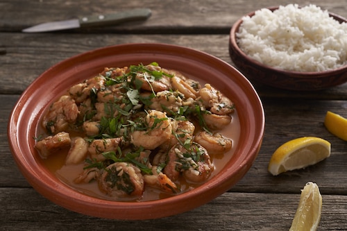 Krewetki gotowane w stylu nowoorleańskim