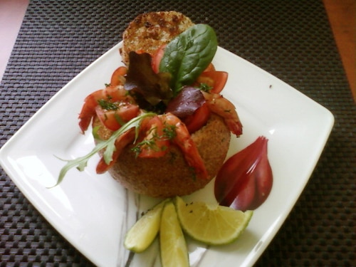 Przepis na Krewetkowe szaleństwo w bułeczce Krewetkowe szaleństwo w bułeczce