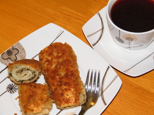 Przepis na Krokiety z jakiem i pieczarkami Krokiety z jakiem i pieczarkami