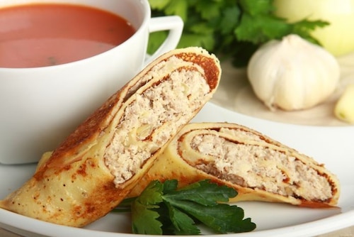 Krokiety z mięsa z rosołu