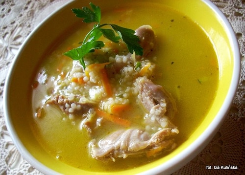 Krupniczek na żołądkach