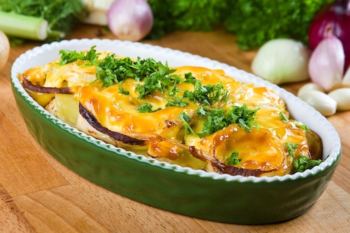 Kura zapiekana w majonezie