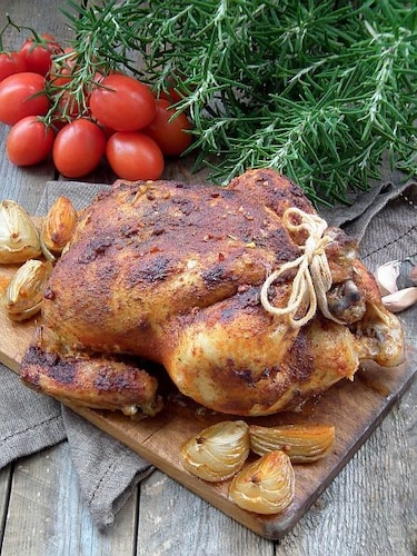 Kurczak czosnkowo cebulowy
