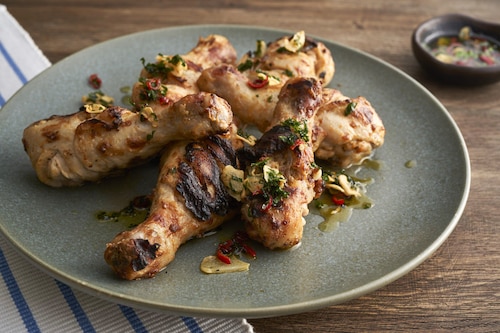 Kurczak po libańsku marynowany w jogurcie i harissie