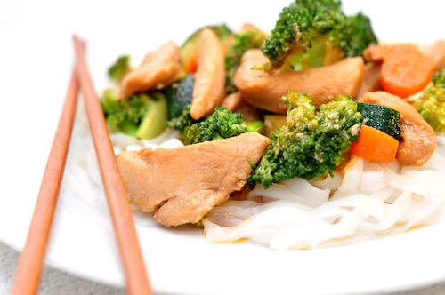 Kurczak teriyaki z warzywami