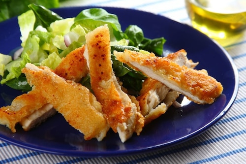 Kurczak w cieście ziemniaczanym 